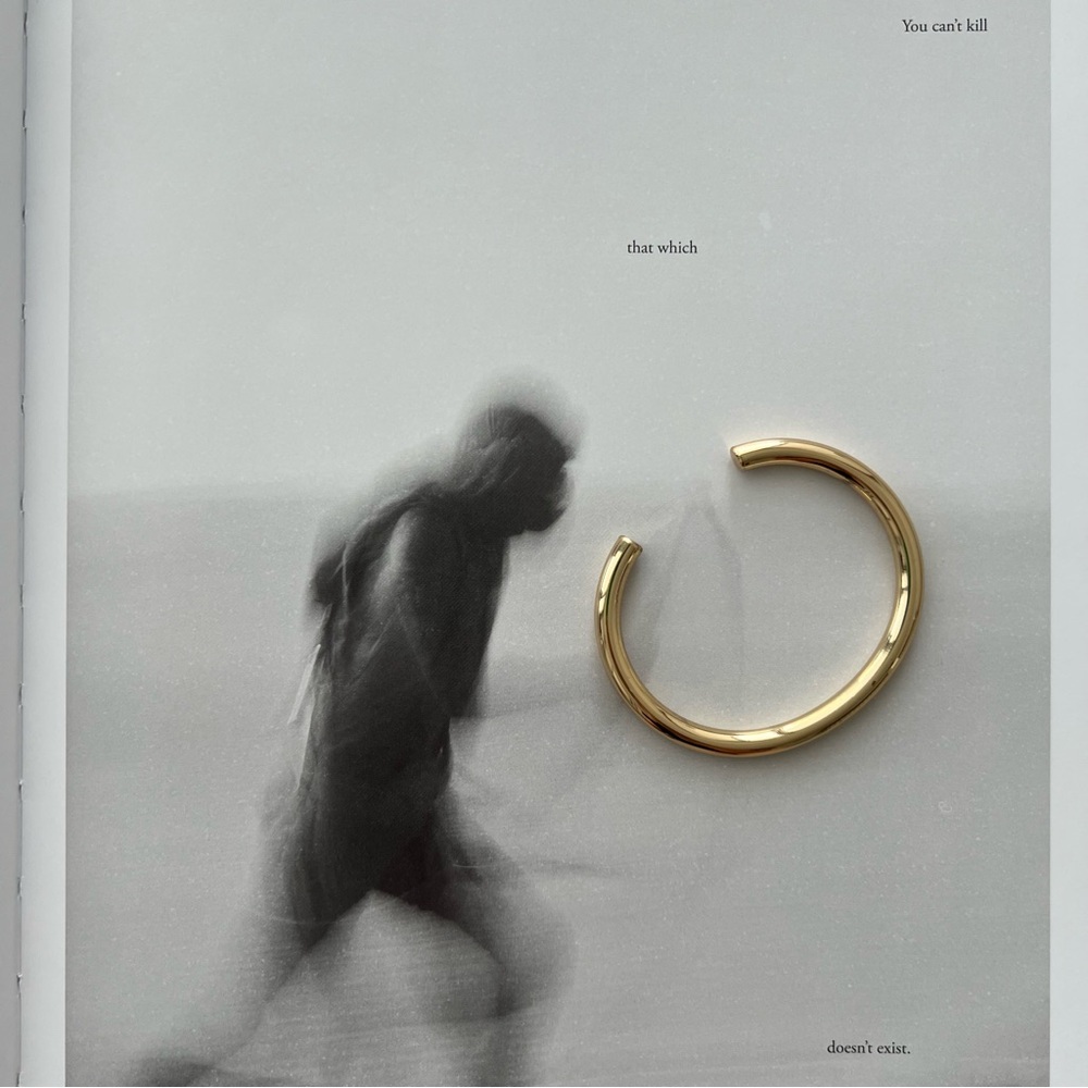 J.CREW Classic Gold Open Cuff Bracelet - Picture 3 of 3
